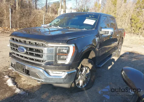 2021 Ford F-150 Lariat z USA, uszkodzony, nr VIN 1FTEW1EP4MKD35031
